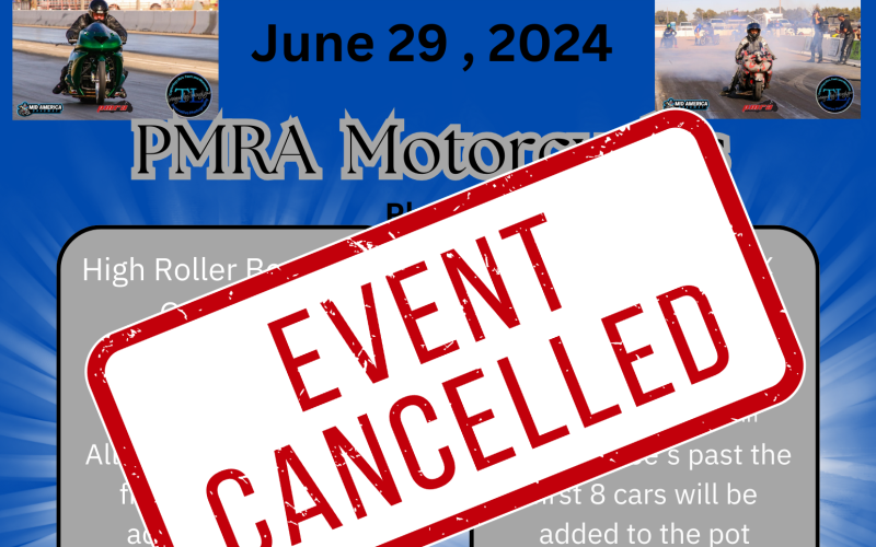 June 29 Event Canceled