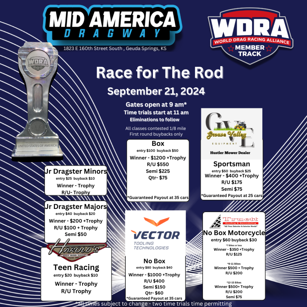 Race for the Rod - Mid America Dragway